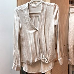 Bella Dahl Oatmeal Blouse